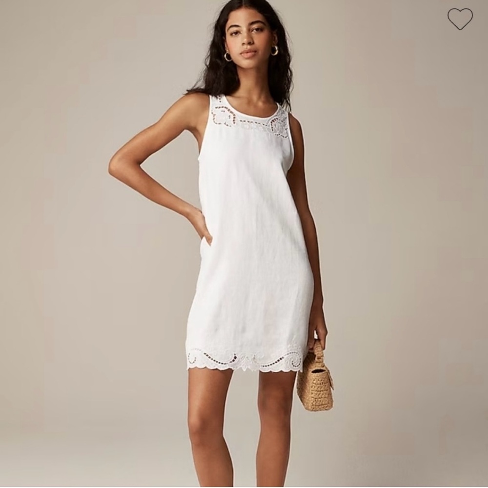 J Crew Maxine Eyelet Shift Dress 🤍